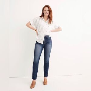 Madewell Slim Straight Jeans William Wash G7205 Size 32